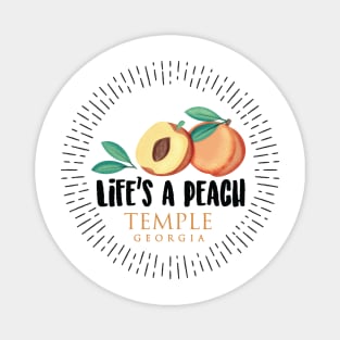 Life's a Peach Temple, Georgia Magnet